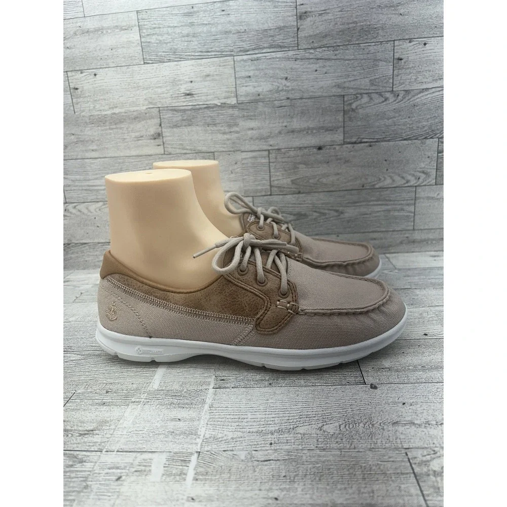 Skechers Go Walk Shoes Womens Size‎ 7.5 Canvas Boat Deck Comfort 14416